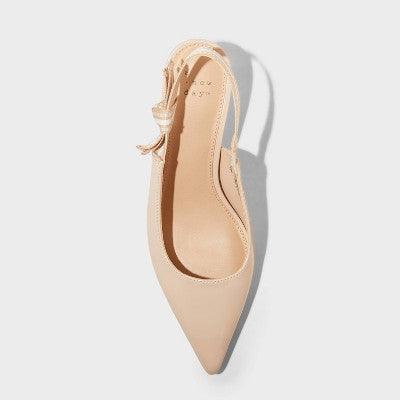 New - Women's Milan Slingback Kitten Pumps - A New Day A New DayBullseye Deals