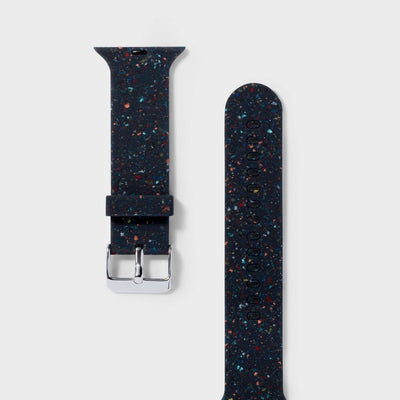 New - Apple Watch Silicone Band 42/44/45mm - heyday™ Black Speckle