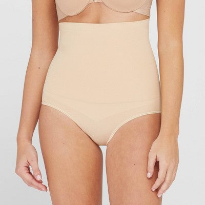 New - ASSETS by Spanx Women's Remarkable Results High Waist Control Brief ASSETS by SPANXBullseye Deals