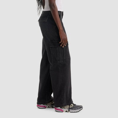 New - Levi's Women's Mid-Rise 94's Baggy Straight Leg Cargo Jeans Levi'sBullseye Deals