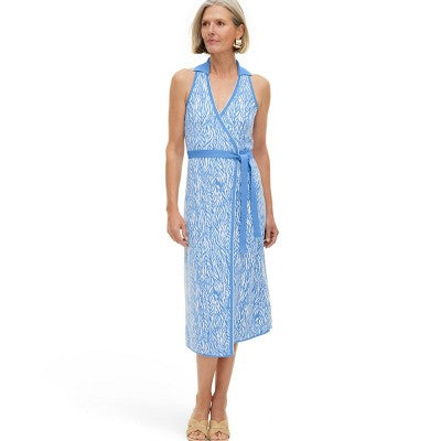 New - Diane von Furstenberg Women's Collared Midi Wrap Dress Diane von Furstenberg for TargetBullseye Deals