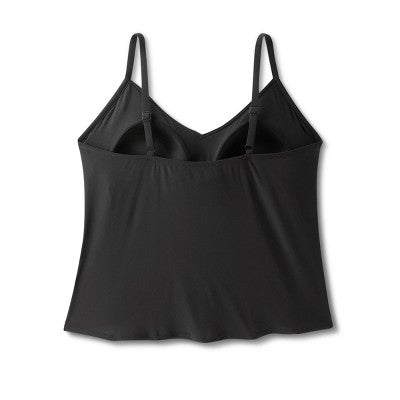 Aqua Green Women's Tankini Top Ruffles Tummy Control Swimwear UPF 50+ Swimsuit Aqua GreenBullseye Deals