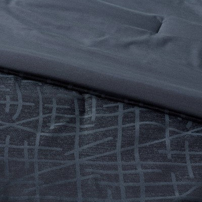 New - Threshold Comforter Set Cotton Blend Jacquard Geometric ThresholdBullseye Deals