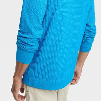New - All In Motion Men's Pull-On Knit Sweater Seamless Casual Fit All in MotionBullseye Deals