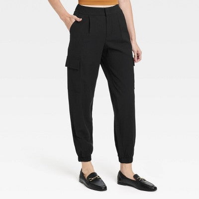 New - A New Day Women's Plus Straight High Rise Ankle Length Jogger Pants Stretch A New DayBullseye Deals