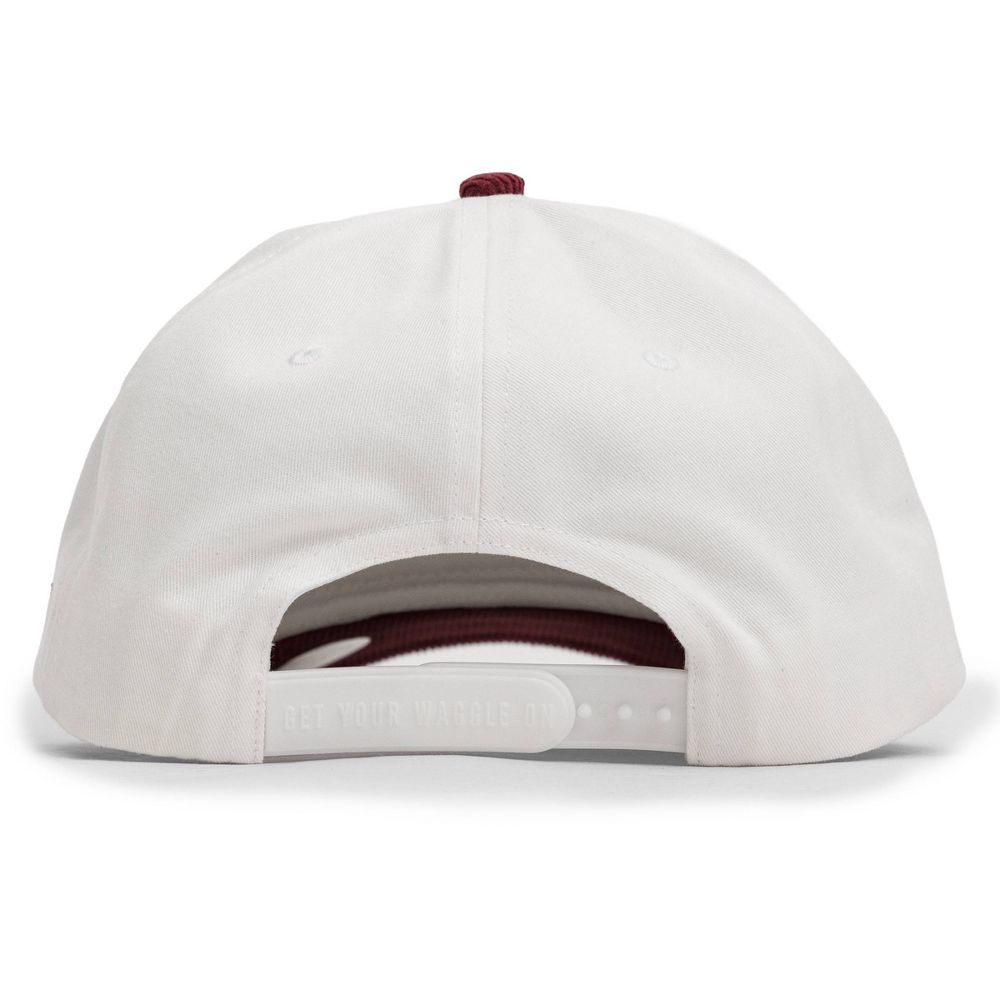 New - Waggle Adult Cotton Baseball Hat -  Yukon Corduroy Brim