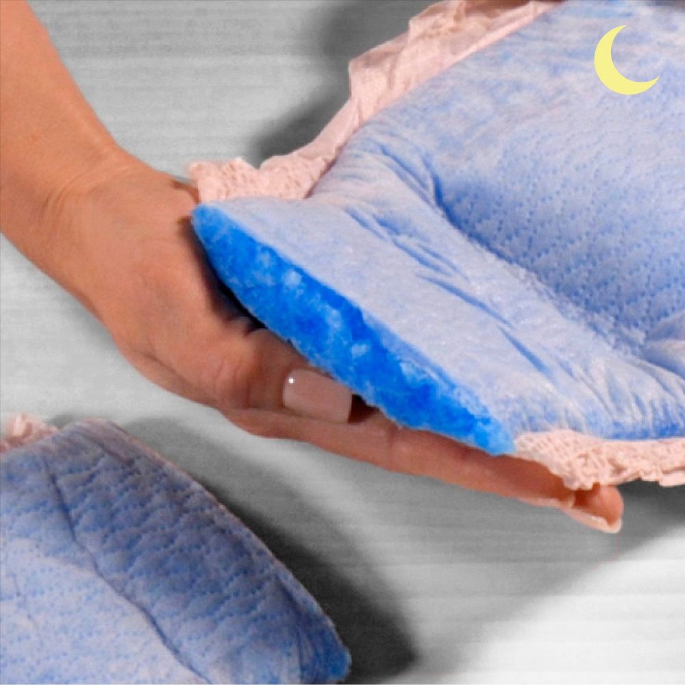 Open Box - Depend Night Defense Adult Incontinence Underwear for Women - Overnight Absorbency - L - Blush - 30ct