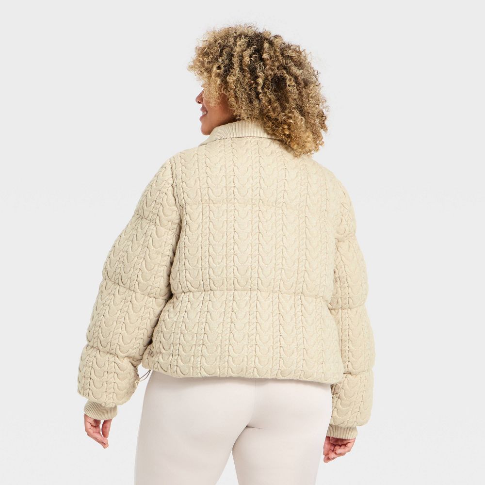New - Women's Puffer Jacket - All In Motion™ Gray XL