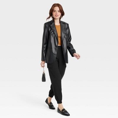 New - A New Day Women's Plus Straight High Rise Ankle Length Jogger Pants Stretch A New DayBullseye Deals
