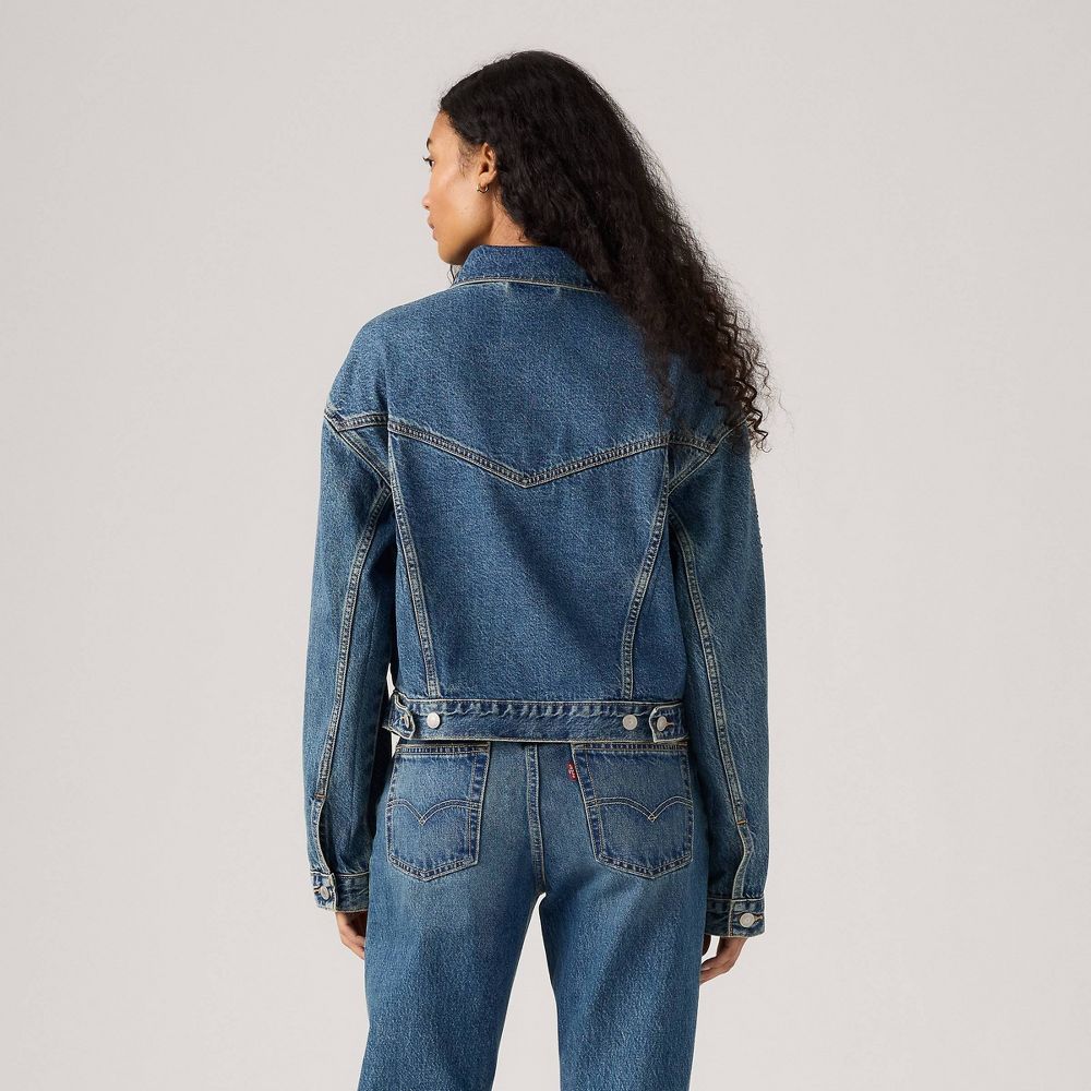 Open Box - Levi's® Women's Shrunken 90's Trucker Jacket - Solargenic S