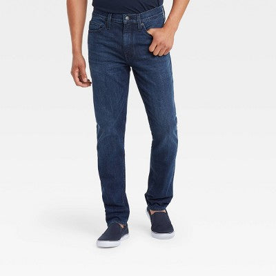Goodfellow & Co Men's Mid Rise Casual Fit Straight Ankle Jeans Midweight Goodfellow & CoBullseye Deals