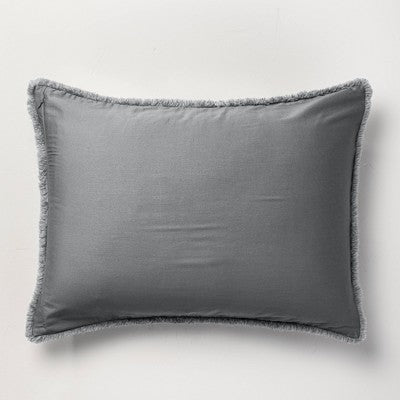 New - Casaluna 1-Piece Pillow Sham Linen-Blend OEKO-TEX Soft Feel CasalunaBullseye Deals
