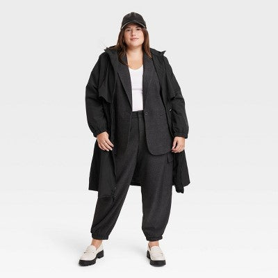 New - A New Day Women's Plus Winter Trench Rain Coat Jacket Adaptive A New DayBullseye Deals