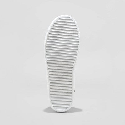 Open Box - Universal Thread Women's Low Top Faux Leather Lace-Up Sneakers Memory Foam Star Universal ThreadBullseye Deals