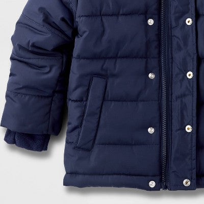 Toddler Girls' Heavyweight Shiny Puffer Jacket Cat & JackBullseye Deals