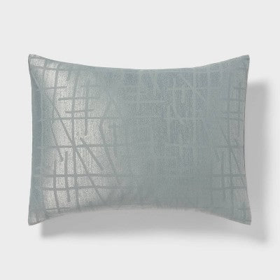 New - Threshold Comforter Set Cotton Blend Jacquard Geometric ThresholdBullseye Deals