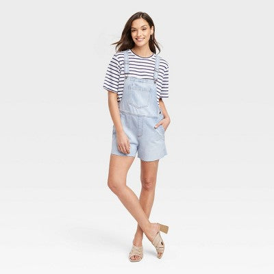 Universal Thread Women's Denim Boyfriend Shortalls Rompers Universal ThreadBullseye Deals