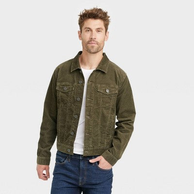 New - Men's Denim Trucker Jacket - Goodfellow & Co Goodfellow & CoBullseye Deals