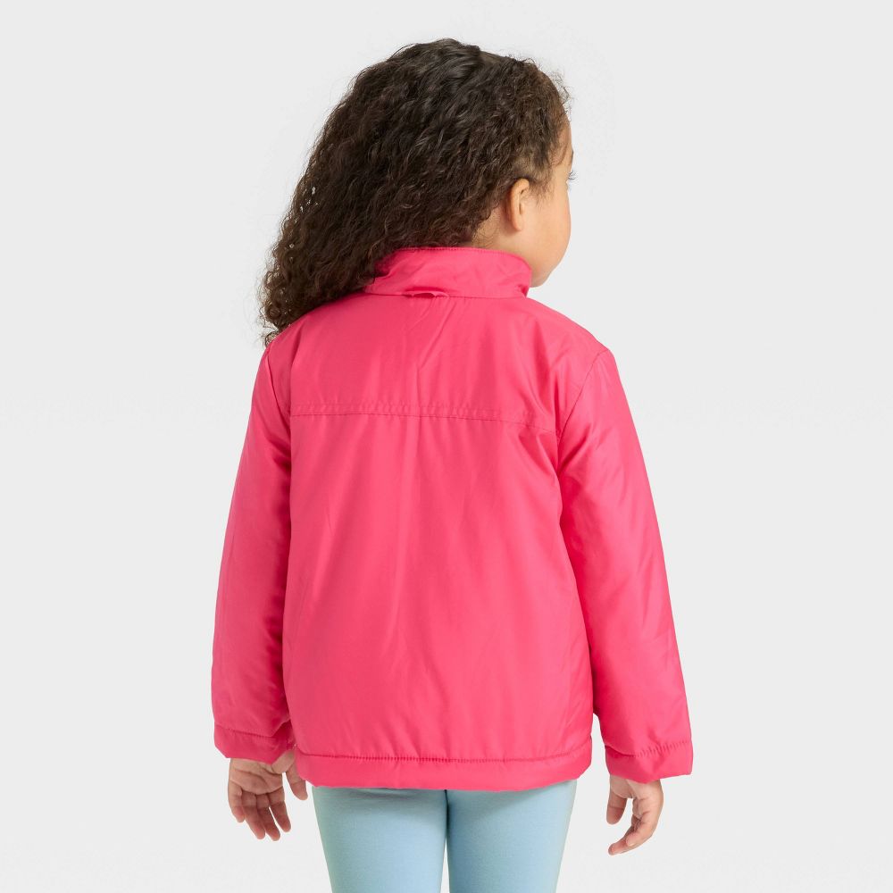 New - Toddler Girls' Hearts 3-in-1 Snowplay Jacket - Cat & Jack™ Light Blue 12M