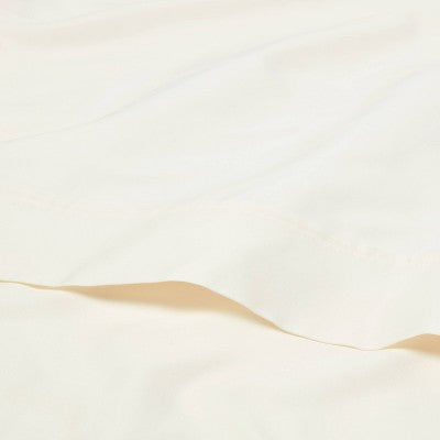 New - Threshold 500 Thread Count Cotton Blend Sateen 4PC Sheet Set Year-Round ThresholdBullseye Deals