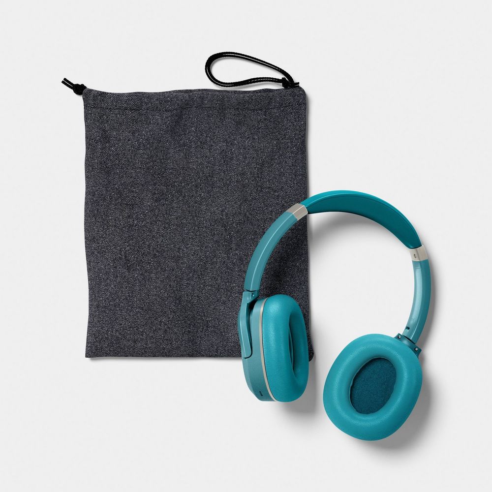 New - Active Noise Cancelling Wireless Bluetooth Over-Ear Headphones Deep Sage - heyday™
