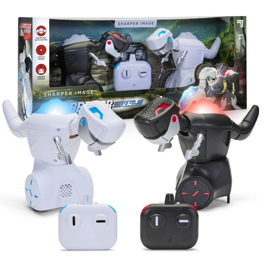 New - Sharper Image 2 Can Play Dino Bots Remote Control Vehicle - 4pk