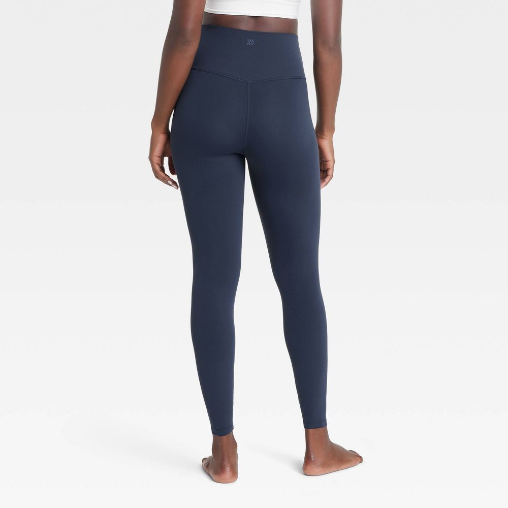 New - Women's Everyday Soft Ultra High-Rise 7/8 Leggings - All In Motion™ Navy Blue M: Moisture Wicking, Quick Drying