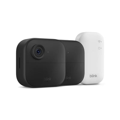 New - Blink Outdoor 4 Wireless Smart Security Camera, 2 Year Battery Life, 1080p HD , Two-Way Talk, Sync Module Core Included - 2-Camera System