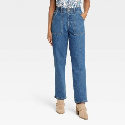 Open Box - Knox Rose Women's Classic Straight Leg Full Pants Lightweight Knox RoseBullseye Deals