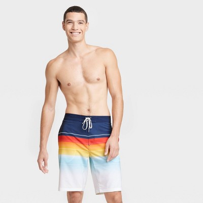 New - Men's 10" Sunset Striped Swim Shorts - Goodfellow & Co Goodfellow & CoBullseye Deals