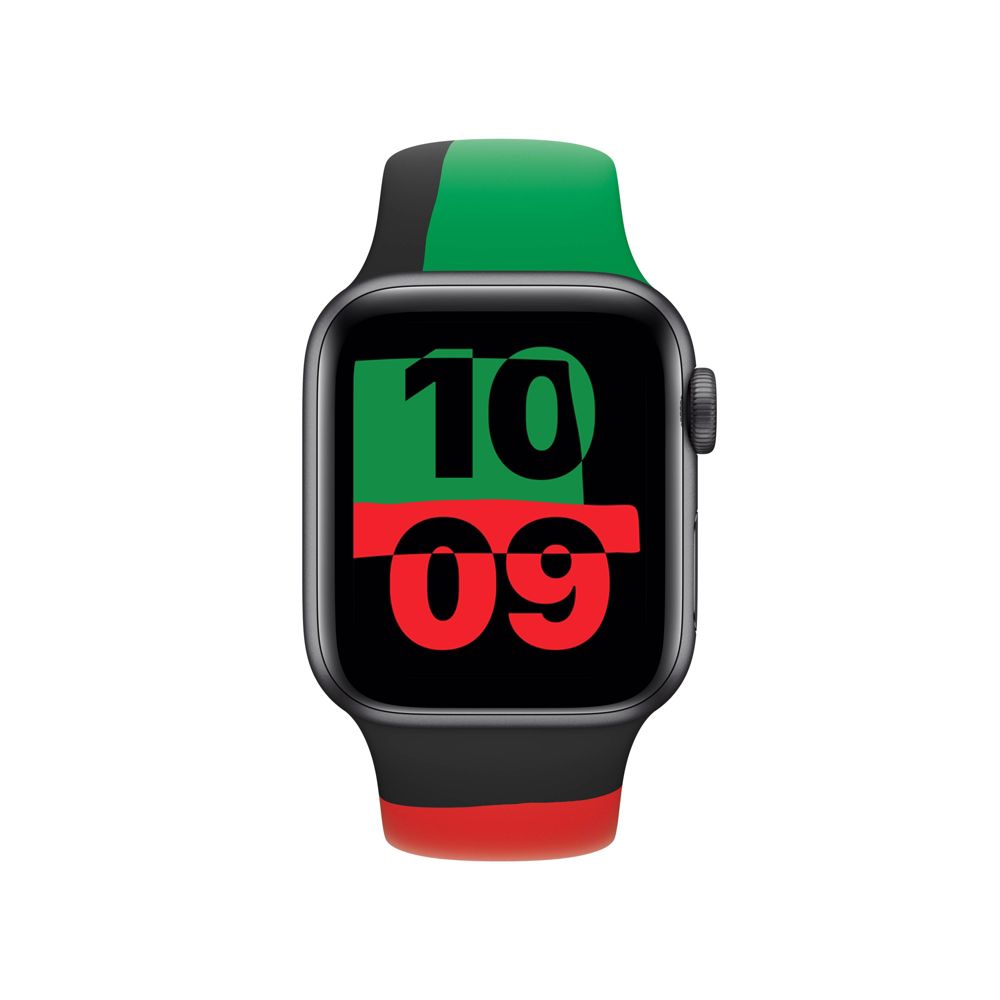 New - Apple Watch Series 6 Black Unity Sport Band 44mm