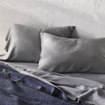 Open Box - King 400 Thread Count Rayon from Bamboo Pillowcases Dark Gray - Casaluna™