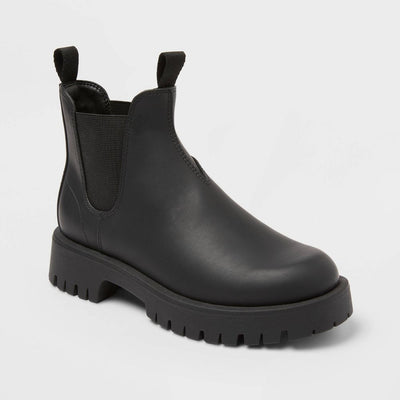 New - Women's Zora Ankle Chelsea Boots - Universal Thread™ Black 11