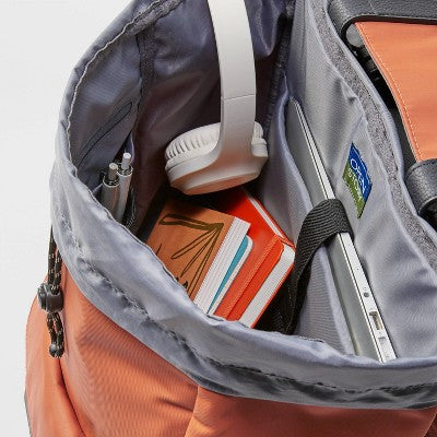 Open Box - Open Story Top Opening Fitted Flap Travel Backpack Open StoryBullseye Deals