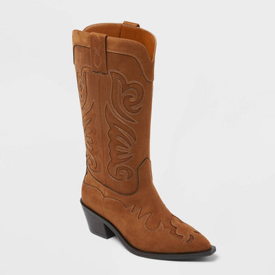 New - Women’s Lorena Boots with Memory Foam Insole – Universal Thread™ Cognac 6