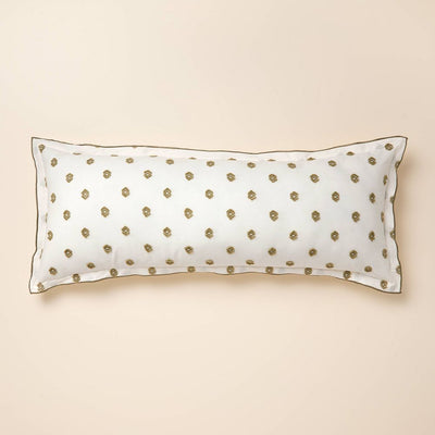 New - 36"x14" Clip Dobby Lumbar Throw Pillow Cover Green - Hearth & Hand™ with Magnolia