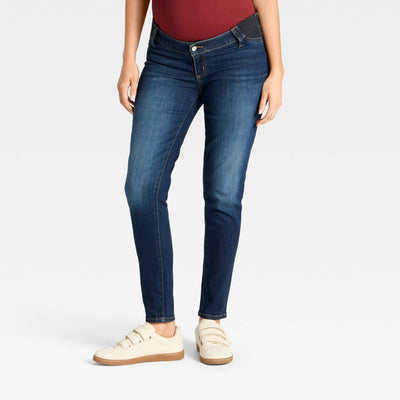 New - Under The Belly Low-Rise Skinny Maternity Jeans - Isabel Maternity by Ingrid & Isabel™ Dark Wash 00