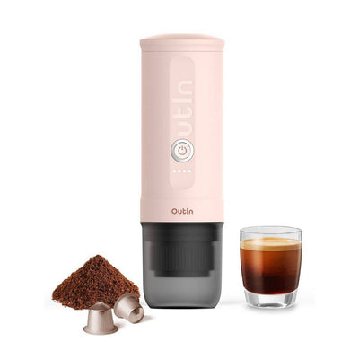 Open Box - OutIn Nano Portable Electric Espresso Machine Rose Quartz