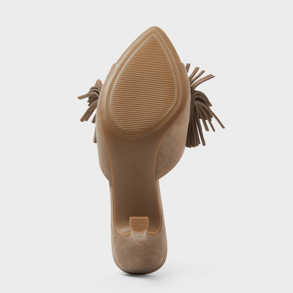 New - Women’s Lyra Heels with Memory Foam Insole – A New Day™ Taupe 8