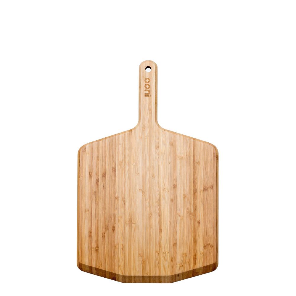 New - Ooni 12" Pizza Peel and Serving Board Bamboo Light Brown