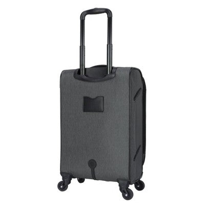 Skyline 24" Medium Checked Softside Luggage Spinner Suitcase Zip Closure SkylineBullseye Deals
