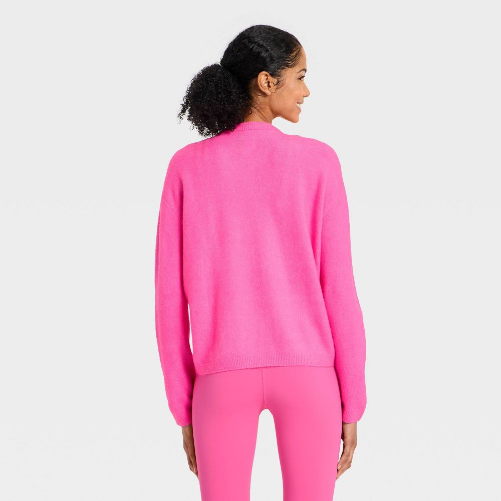 New - Women's Button-Up Cardigan Sweater - JoyLab™ Neon Pink XS