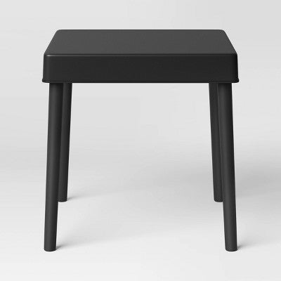 Open Box - Room Essentials Outdoor Patio Square Accent Table Small End Coffee Table Room EssentialsBullseye Deals