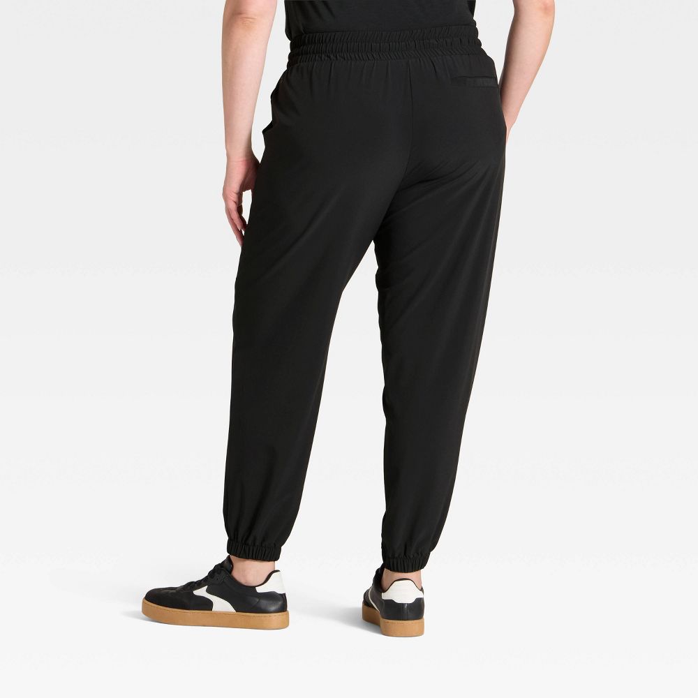 Open Box - Women's Active Light Mid-Rise Joggers - All In Motion™ Black M