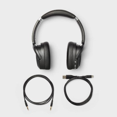 Open Box - Active Noise Canceling Bluetooth Headphones Over-Ear Wireless Headsets with Mic HeydayBullseye Deals