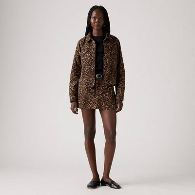 New - Levi's® Women's Original Leopard Print Trucker Jacket - Cat Eyes XS