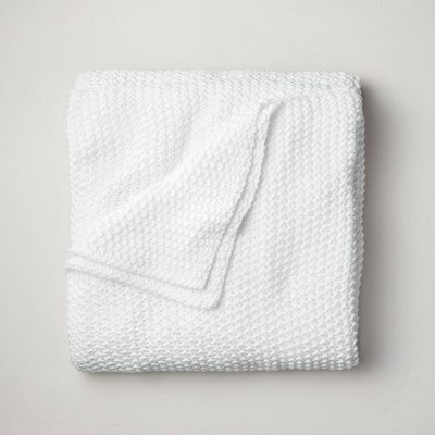 Open Box - Chunky Knit Bed Blanket Warm - Casaluna™ CasalunaBullseye Deals