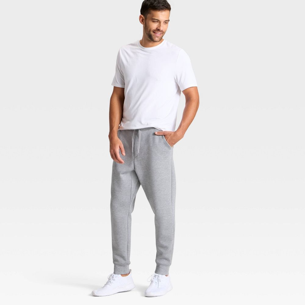 New - Men's Spacer Jogger Pants - All In Motion™ Heathered Gray S