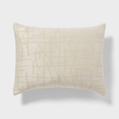 New - Threshold Comforter Set Cotton Blend Jacquard Geometric ThresholdBullseye Deals