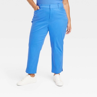 Ava & Viv Womens Plus High Rise Slim Fit Ankle Tapered Pants Midweight Ava & VivBullseye Deals